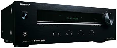 Onkyo Receptor estéreo TX-8220(B) (amplificador Hifi 100 Watt/canal, multisala, Bluetooth, streaming, rádio DAB+/FM, pré-amplificador MM-Phono para toca-discos), preto — Onkyo